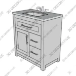 Clady Single Sink White Bath Vanity – Shop Now Clady Single Sink White Bath Vanity – Shop Now