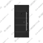 Deux 6083 Horizon Series Steel Entry Door - 3D Decorative Deux 6083 Horizon Series Steel Entry Door 3D Decorative