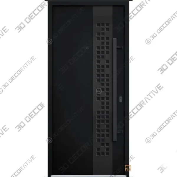 Deux Architectural Steel Entry Door Style 6078