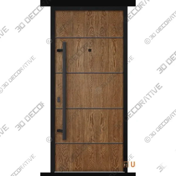 Deux Horizon Slimline Steel Door Style 6683
