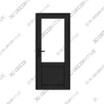Fiberglass Entry Door Frosted Glass Prehung System- 3D Decorative Fiberglass Entry Door Frosted Glass Prehung System 3D Decorative
