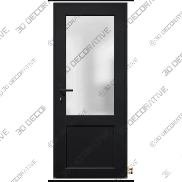 Fiberglass Entry Door Frosted Glass Prehung System