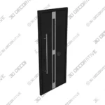 Front Entry Steel Door Prehung with Stainless Inserts - 3D Models Front Entry Steel Door Prehung with Stainless Inserts 3D Models