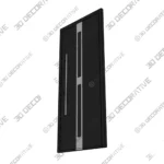 Front Entry Steel Door Prehung with Stainless Inserts - 3D SketchUp Front Entry Steel Door Prehung with Stainless Inserts 3D SketchUp