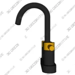 Harlow Black and Brushed Gold Centerset 2 Handle Bathroom Faucet - Shop Now Harlow Black and Brushed Gold Centerset 2 Handle Bathroom Faucet Shop Now