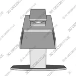 LED Waterfall Spout Single Hole Bathroom Faucet – 3D Decorative LED Waterfall Spout Single Hole Bathroom Faucet – 3D Decorative