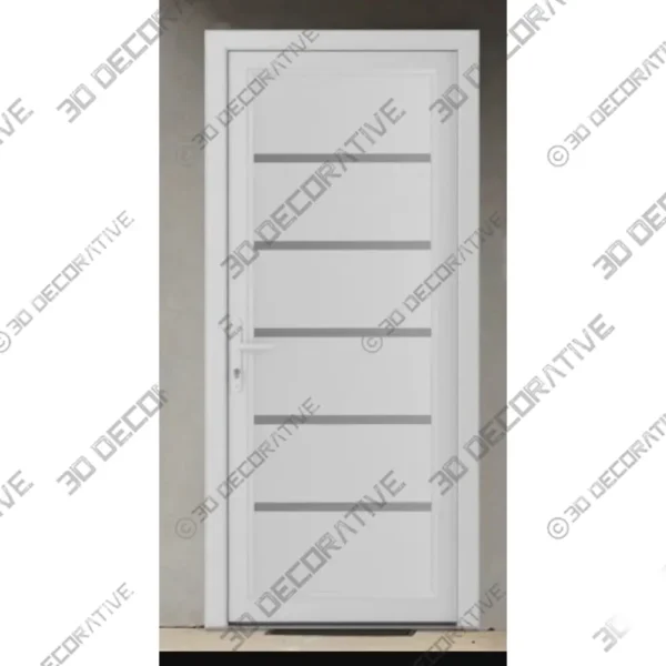Metal Plastic Front Entry Door Manux 8415
