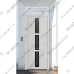 Metal Plastic White Composite Entry Door Manux 8112