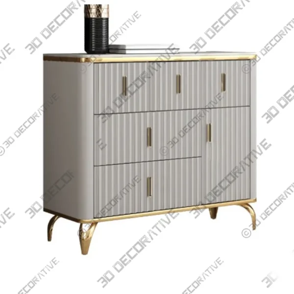 Modern Wood Storage Chest Dresser Horizontal for Bedroom