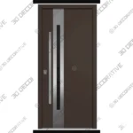 Nova Inox S2 Brown Door Prehung Steel Exterior