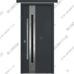 Nova Inox S2 Gray Door Industrial Modern Entry Nova Inox S2 Gray Door Industrial Modern Entry