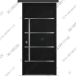 Nova Inox S3 Black Modern Entry Door