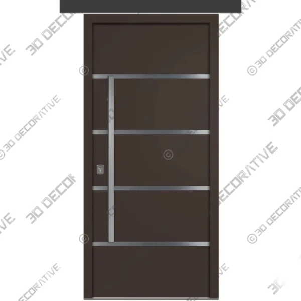 Nova Inox S3 Brown Entry Door