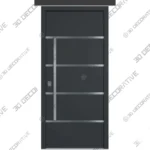 Nova Inox S3 Gray Modern Entry Door