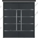 Nova Inox S3 Grey Double Entry Door Nova Inox S3 Grey Double Entry Door