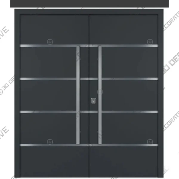 Nova Inox S3 Grey Double Entry Door