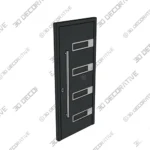 Nova Inox S4 Gray Steel Entry Door - 3D Models Nova Inox S4 Gray Steel Entry Door 3D Models