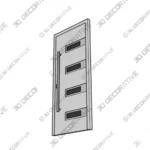 Nova Inox S4 White Steel Entry Door - 3D SketchUp Nova Inox S4 White Steel Entry Door 3D SketchUp