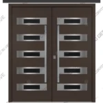 Nova Inox S5 Brown Double Entry Door Nova Inox S5 Brown Double Entry Door