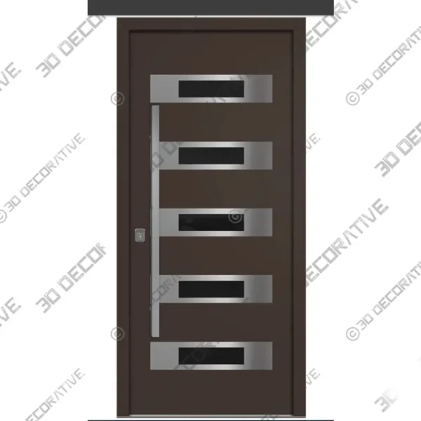 Nova Inox S5 Brown Insulated Entry Door