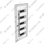 Nova Inox S5 White Insulated Entry Door - 3D Models Nova Inox S5 White Insulated Entry Door 3D Models