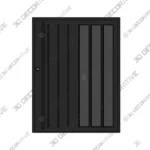 Nova Royal Contemporary Linear Pivot Door Style 006 - 3D Decorative Nova Royal Contemporary Linear Pivot Door Style 006 3D Decorative