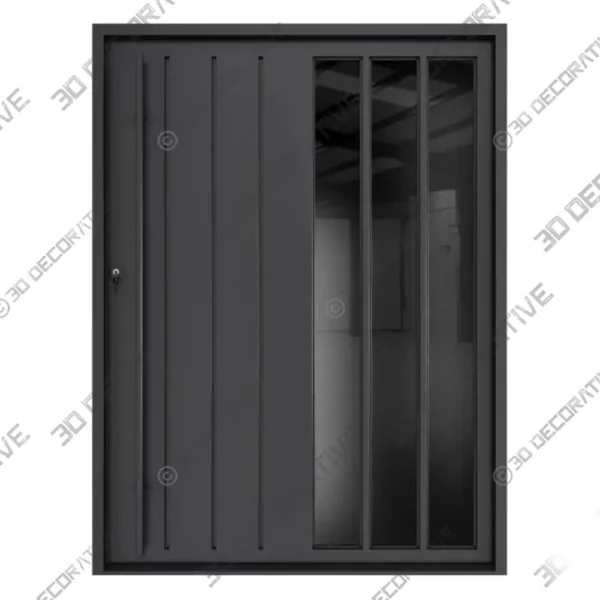 Nova Royal Contemporary Linear Pivot Door Style 006