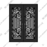Nova Royal Contemporary Minimalist Iron Door Style 008- 3D Decorative Nova Royal Contemporary Minimalist Iron Door Style 008 3D Decorative