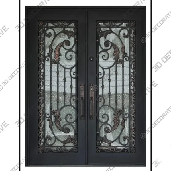 Nova Royal Contemporary Minimalist Iron Door Style 008