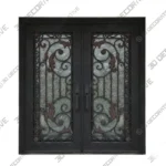 Nova Royal Geometric Art Deco Iron Door Style 006