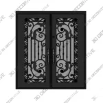 Nova Royal Geometric Art Deco Iron Door Style 006 3D Decorative
