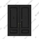 Nova Royal Gothic Arch Iron Entry Door Style 004 - 3D Decorative Nova Royal Gothic Arch Iron Entry Door Style 004 3D Decorative