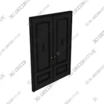 Nova Royal Gothic Arch Iron Entry Door Style 004 - 3D Models Nova Royal Gothic Arch Iron Entry Door Style 004 3D Models