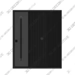 Nova Royal Gothic Arch Pivot Door Style 008 - 3D Decorative Nova Royal Gothic Arch Pivot Door Style 008 3D Decorative