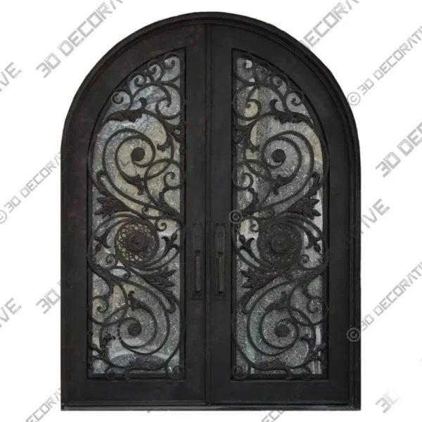 Nova Royal Industrial Rivet Iron Door Style 009
