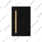 Nova Royal Modern Geometric Pivot Door Style 009 - 3D SketchUp Nova Royal Modern Geometric Pivot Door Style 009 3D SketchUp