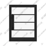 Nova Royal Ornate Medallion Pivot Door Style 007 - 3D Decorative Nova Royal Ornate Medallion Pivot Door Style 007 3D Decorative