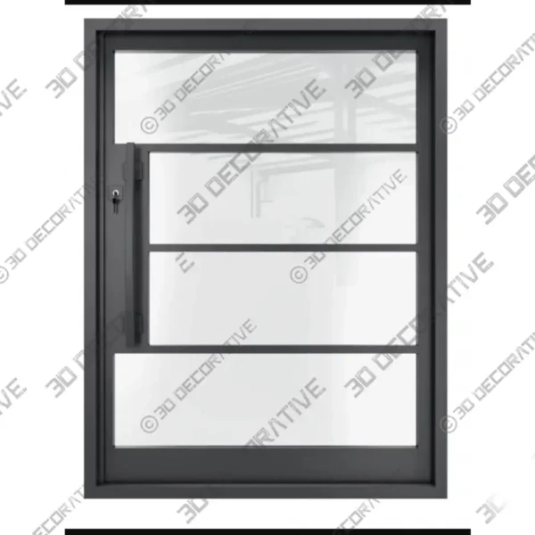 Nova Royal Ornate Medallion Pivot Door Style 007