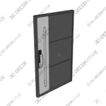 Nova Royal Renaissance Scroll Pivot Door Style 010 3D Models