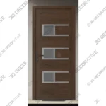 Prehung Armored Walnut Composite Door Manux 8933 Prehung Armored Walnut Composite Door Manux 8933