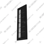 Prehung Commercial Fiberglass Door Frosted Glass - 3D SketchUp Prehung Commercial Fiberglass Door Frosted Glass 3D SketchUp