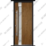 Prehung Steel Door Front Exterior Single Modern by Deux Prehung Steel Door Front Exterior Single Modern by Deux