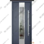 Prehung Steel Front Door Stainless Inserts Modern Prehung Steel Front Door Stainless Inserts Modern