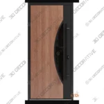 Ronex Asymmetric Steel Door Style 1077 Ronex Asymmetric Steel Door Style 1077