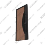 Ronex Asymmetric Steel Door Style 1077 - 3D SketchUp Ronex Asymmetric Steel Door Style 1077 3D SketchUp