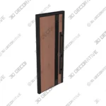 Ronex Geometric Pattern Steel Door Style 1033 3D Models