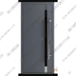 Ronex Linear Design Steel Front Door Style 1011 Ronex Linear Design Steel Front Door Style 1011
