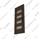 SoundGuard Acoustic Walnut Door Manux 8113- 3D SketchUp SoundGuard Acoustic Walnut Door Manux 8113 3D SketchUp