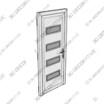 SoundGuard Acoustic White Door Manux 8113 -3D Models SoundGuard Acoustic White Door Manux 8113 3D Models