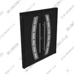 Steel Entry Door System Prehung Stainless Modern- 3D Models Steel Entry Door System Prehung Stainless Modern 3D Models
